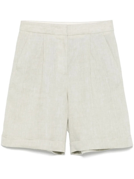  Peserico Linen Shorts - Green 