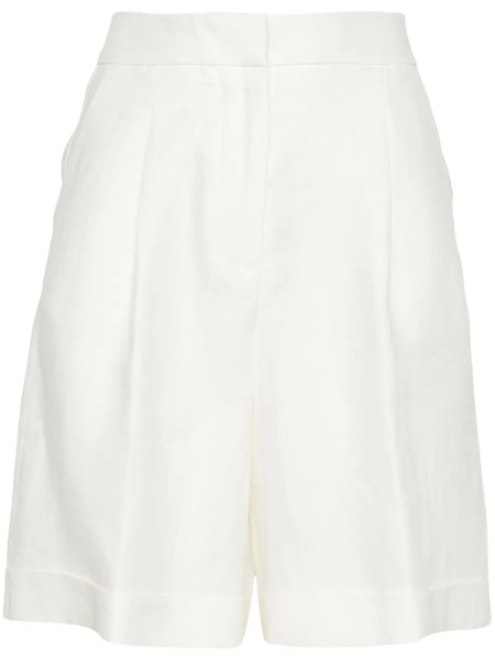  Peserico Linen Tailored Shorts - Neutrals 
