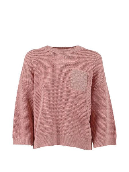  Peserico Long-sleeve Pocket Sweater - Pink 