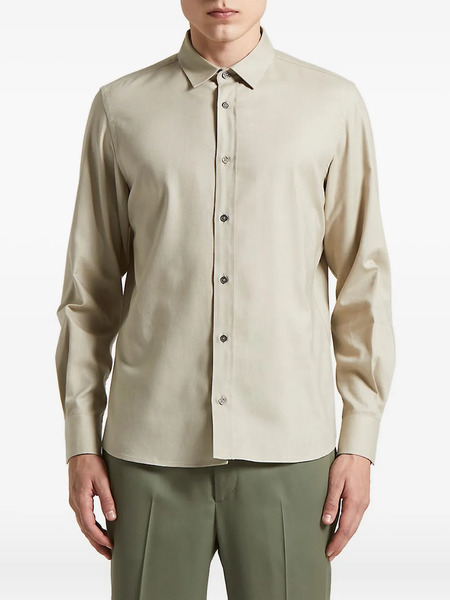  Peserico Long-sleeve Shirt - Neutrals 