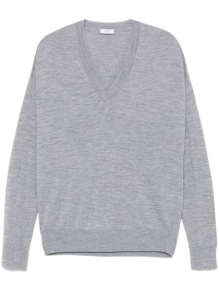  Peserico Lurex-detail Sweater - Grey 