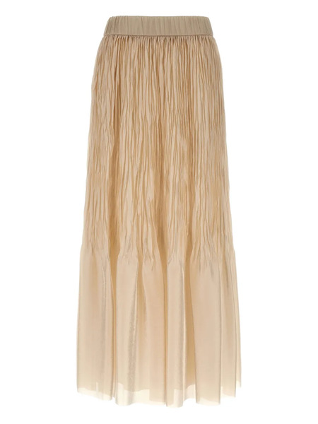  Peserico Ombré-effect Pleated Skirt - Neutrals 
