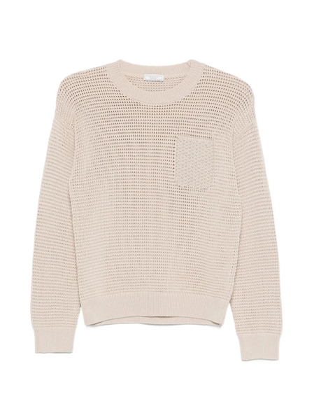  Peserico Open-knit Sweater - Neutrals 