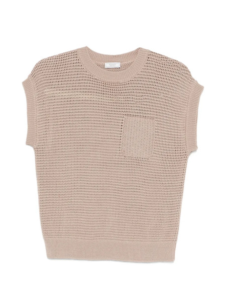  Peserico Patch-pocket Vest - Neutrals 