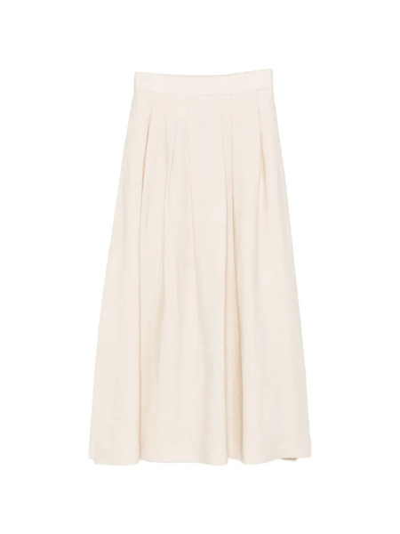  Peserico Pleated Maxi Skirt - Neutrals 
