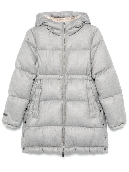  Peserico Punto Luce-chain Coat - Grey 