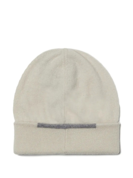  Peserico Ribbed Beanie - Neutrals 