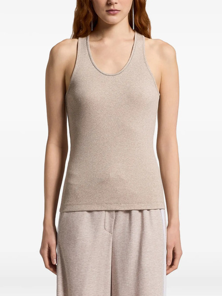  Peserico Ribbed Tank Top - Neutrals 