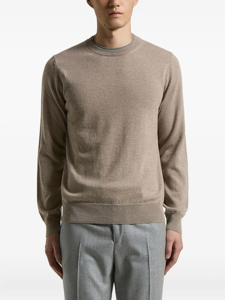  Peserico Round-neck Sweater - Neutrals 