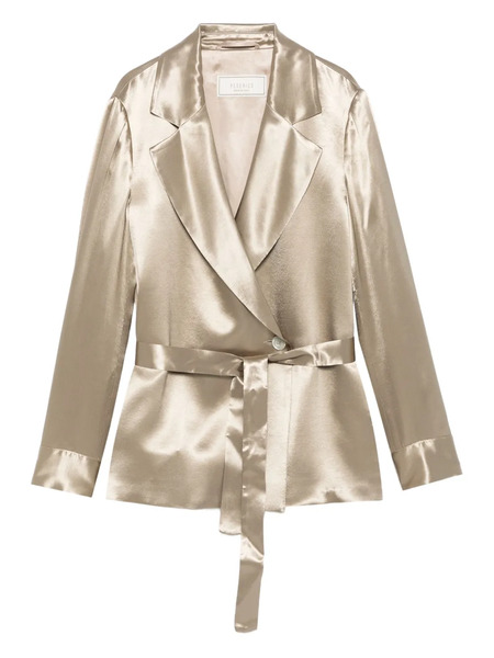  Peserico Satin Blazer - Green 