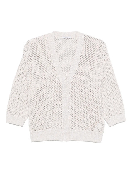  Peserico Sequin-embellished Cardigan - Neutrals 