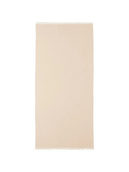  Peserico Sequin Fringed Scarf - Neutrals 