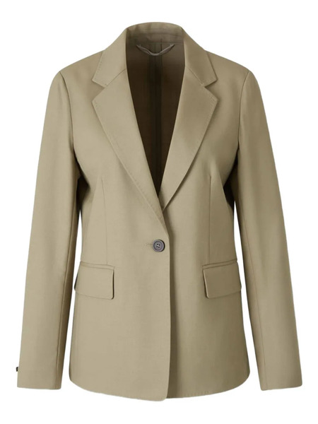  Peserico Single-button Flap-pocket Blazer - Green 