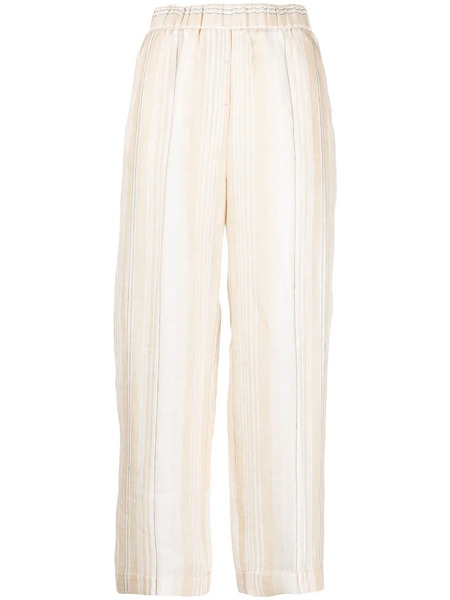  Peserico Striped Palazzo Pants - Neutrals 
