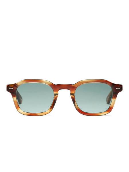  Peter And May Hero Geometric-frame Sunglasses - Brown 