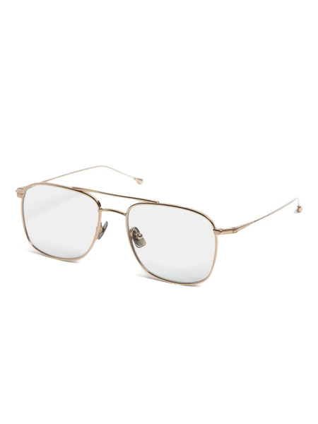  Peter And May Michel Square-frame Glasses - Gold 