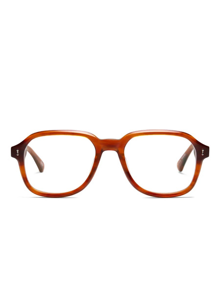  Peter And May Night Train Square-frame Glasses - Brown 