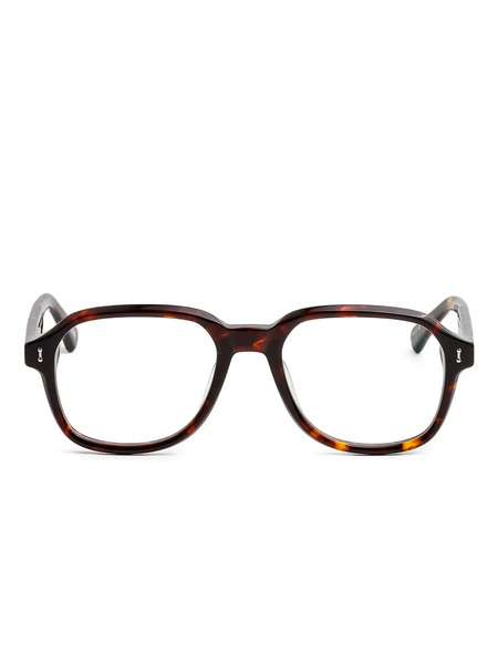 Peter And May Night Train Tortoiseshell Square-frame Glasses - Brown 