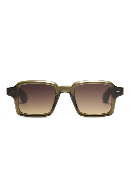  Peter And May Numero Square-frame Sunglasses - Green 