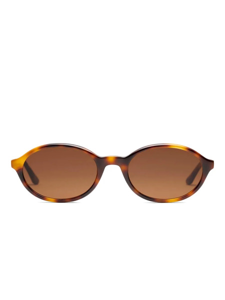  Peter And May Oval-frame Sunglasses - Brown 
