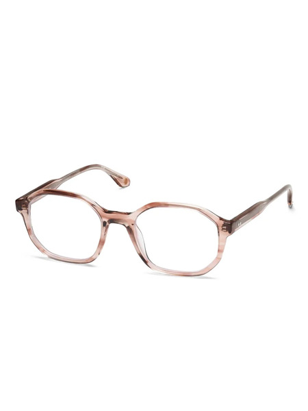  Peter And May Rectangle-frame Glasses - Neutrals 