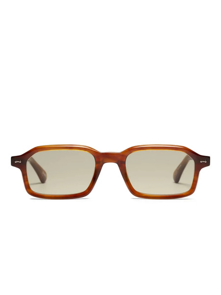  Peter And May Rectangle-frame Sunglasses - Brown 