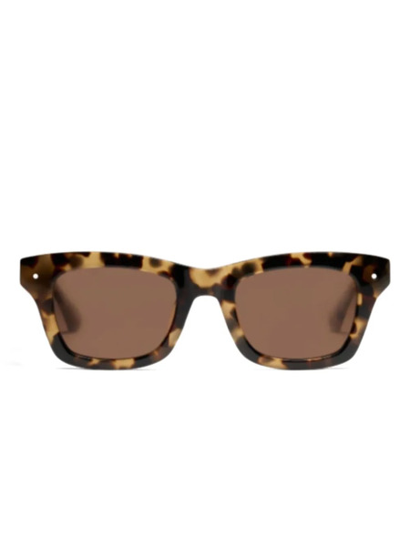  Peter And May S129 Vaillant Square-frame Sunglasses - Brown 