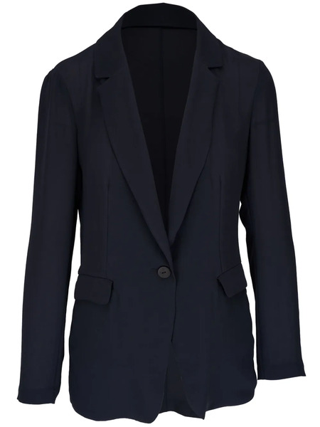  Peter Cohen Notched-lapel Single-breasted Blazer - Blue 