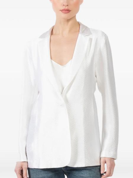 Peter Cohen Note Single-button Jacket - White 