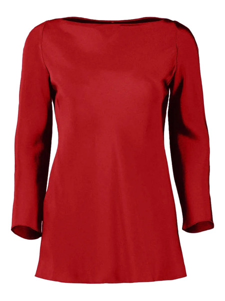  Peter Cohen Silk Tunic - Red 