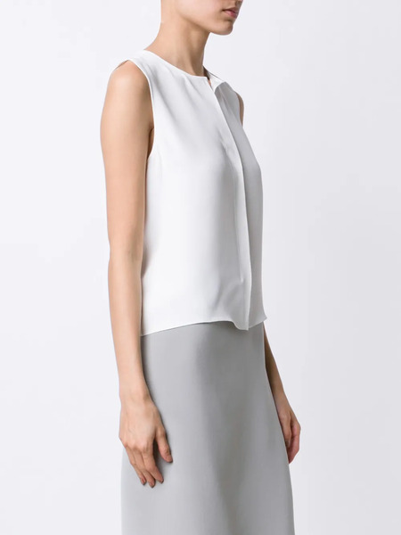 Peter Cohen Sleeveless Blouse - White 