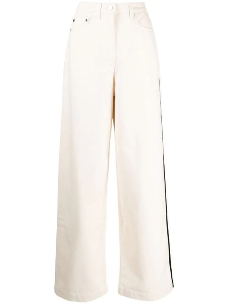  Peter Do High-rise Wide-leg Jeans - Neutrals 