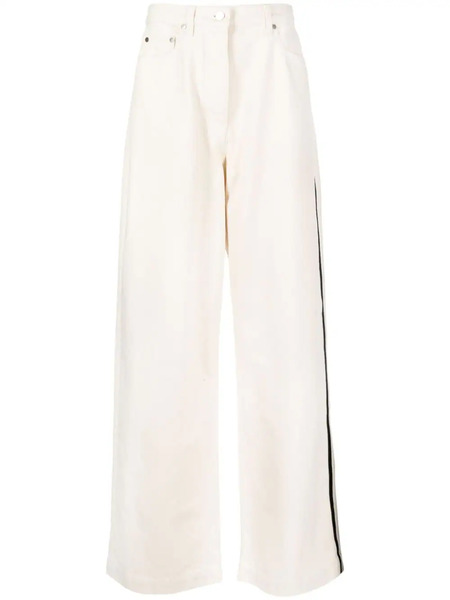  Peter Do High-rise Wide-leg Jeans - White 