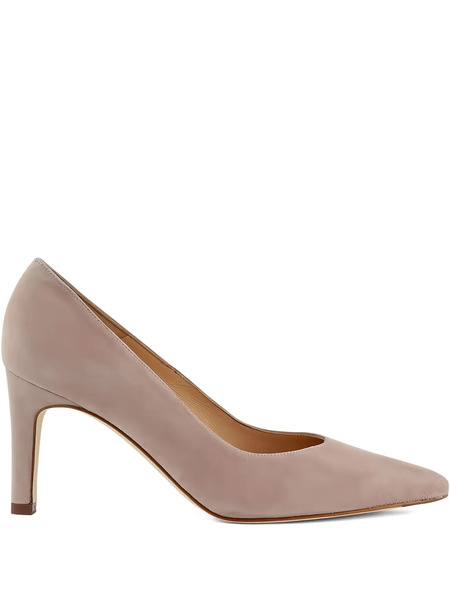  Peter Kaiser Pointed-toe Suede Pumps - Neutrals 