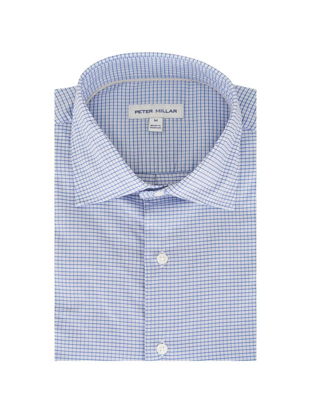  Peter Millar Check-pattern Shirt - Blue 
