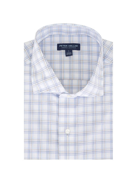  Peter Millar Checked-pattern Shirt - White 