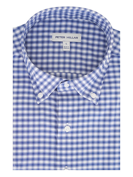  Peter Millar Conway Gale Checked Shirt - Blue 