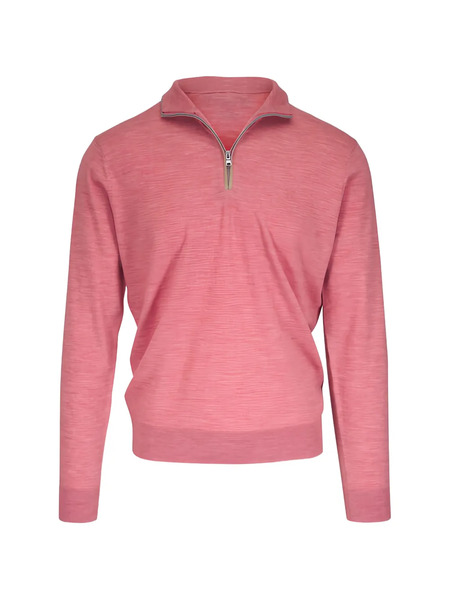  Peter Millar Excursionist Flex Quarter-zip Sweater - Pink 