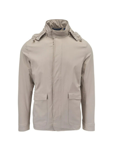  Peter Millar Hooded Pocket Jacket - Neutrals 