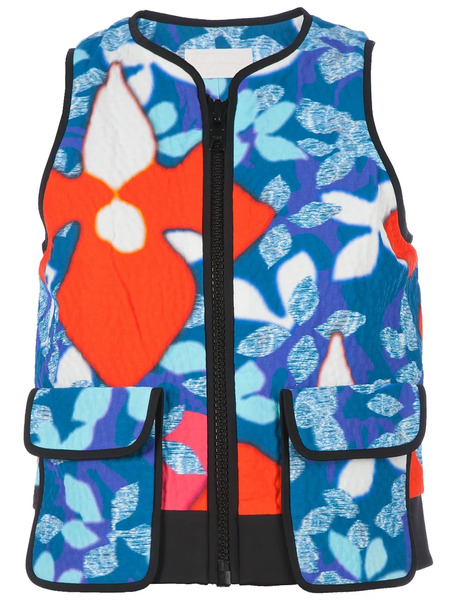 Peter Pilotto Print Gilet - Red 