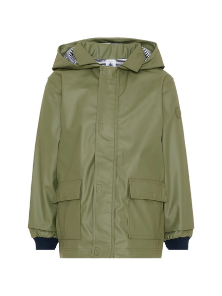 Petit Bateau Hooded Raincoat - Green 