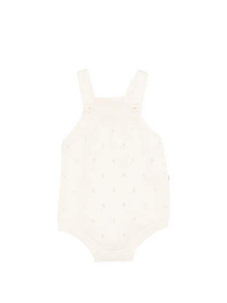  Petit Bateau Openwork Dungaree - Neutrals 