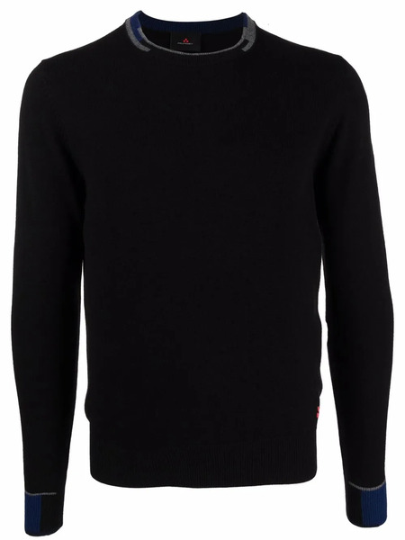  Peuterey Contrast-trim Jumper - Black 