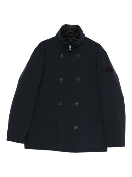  Peuterey Double-breasted High-neck Coat - Blue 