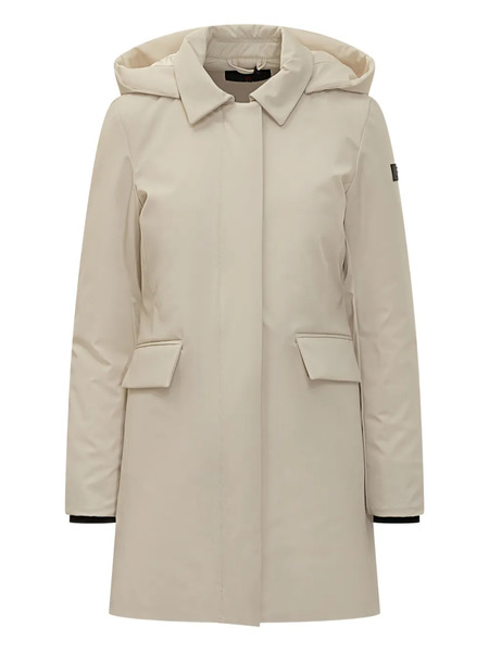  Peuterey Hooded Pocket Coat - Neutrals 