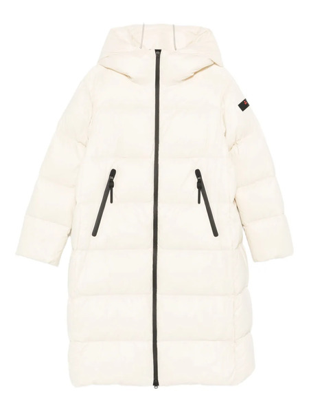  Peuterey Hooded Zip Coat - White 