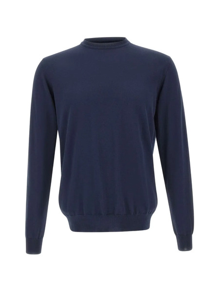  Peuterey Long-sleeved Ribbed Sweater - Blue 