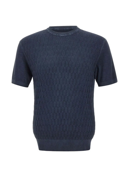  Peuterey Mes Short-sleeve Sweater - Blue 