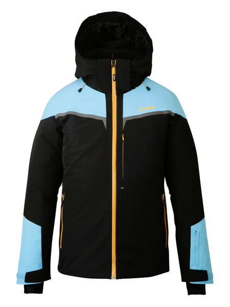  Phenix Color Combination Hooded Jacket - Black 