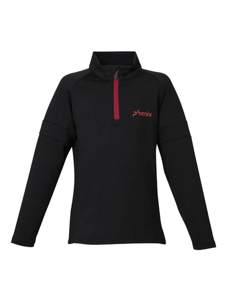  Phenix Kids Half-zip Long-sleeve Sweatshirt - Black 